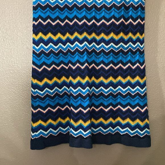 Missoni for Target Girls Zigzag Dress Navy Blue/Yellow/Pink - Picture 13 of 16